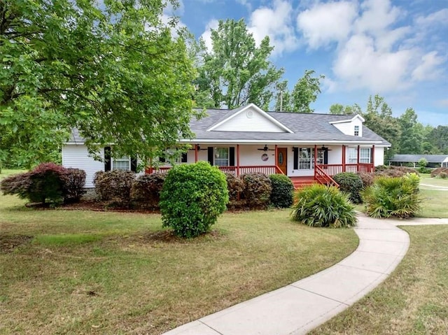 1141 Planing Mill Rd, Greensboro, GA 30642 - view of front of house featuring a porch and a front yard
