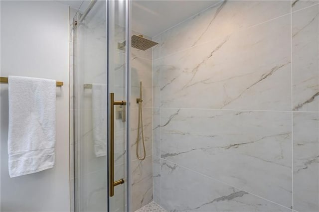 4282 Roswell Rd NE Unit G1, Atlanta, GA 30342 - bathroom with a marble finish shower