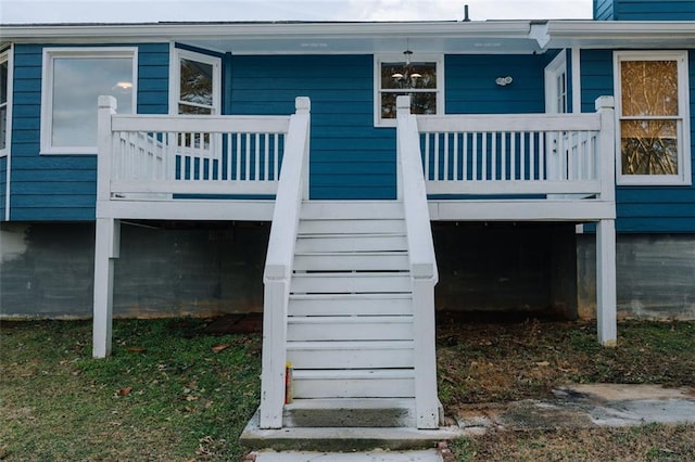 exterior space with a balcony