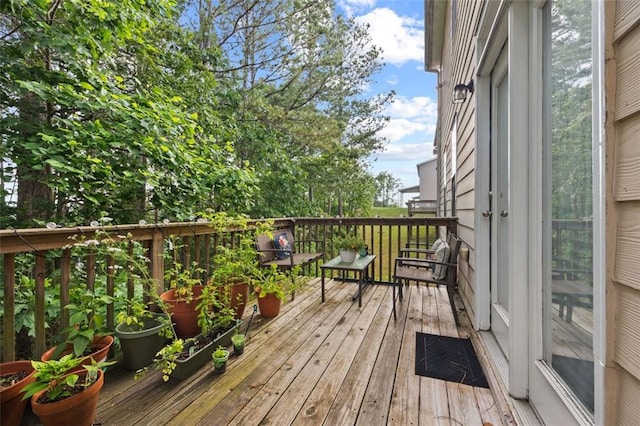 83 Leyland Xing, Dallas, GA 30132 - view of wooden terrace