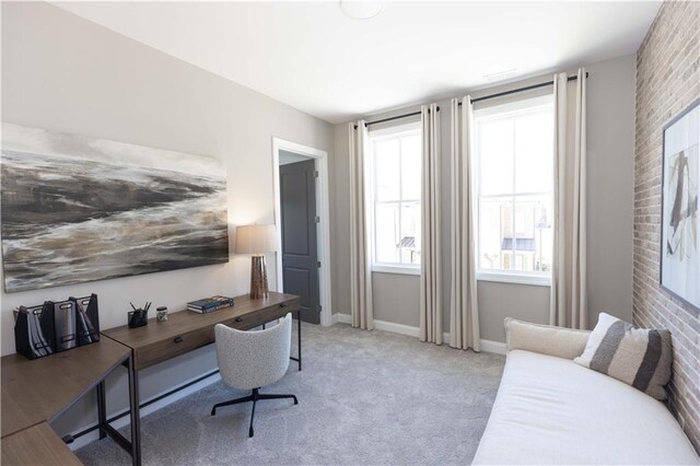 4923 Sudbrook Way Unit 233, Peachtree Corners, GA 30092 - office area with light carpet and baseboards