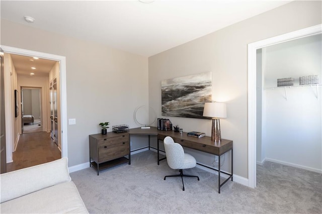 4923 Sudbrook Way Unit 233, Peachtree Corners, GA 30092 - office area with carpet flooring and baseboards