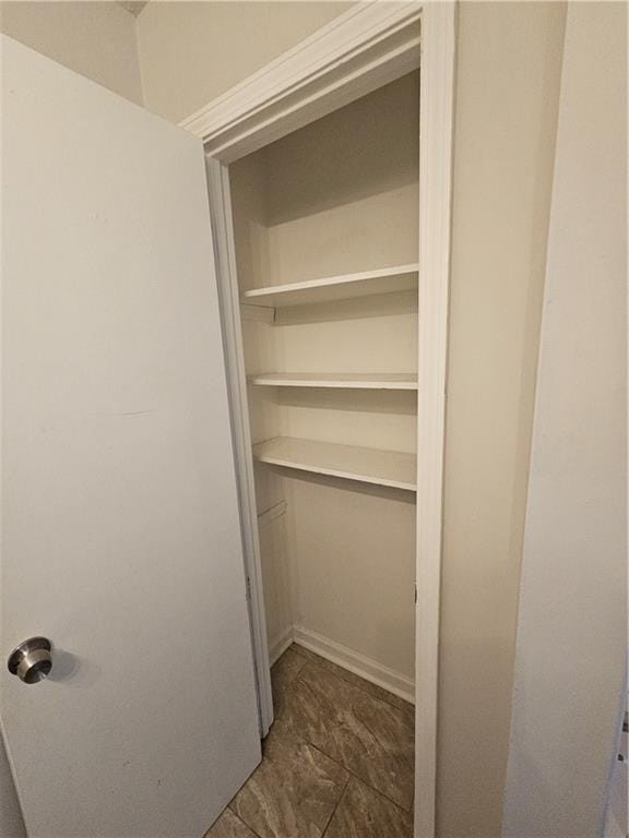 view of closet