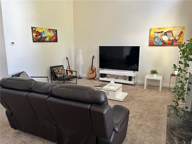 1055 Havenstone Walk, Lawrenceville, GA 30045 - living room with carpet and baseboards