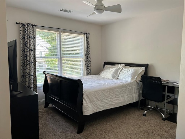 1055 Havenstone Walk, Lawrenceville, GA 30045 - carpeted bedroom featuring a ceiling fan