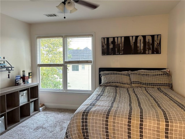 1055 Havenstone Walk, Lawrenceville, GA 30045 - bedroom featuring carpet floors and ceiling fan