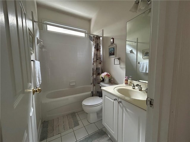 1055 Havenstone Walk, Lawrenceville, GA 30045 - bathroom featuring vanity, shower / bath combo, and tile patterned flooring