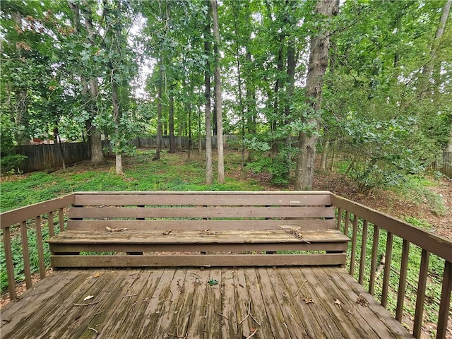 116 Cumberland Way, Dallas, GA 30132 - wooden deck featuring a fenced backyard
