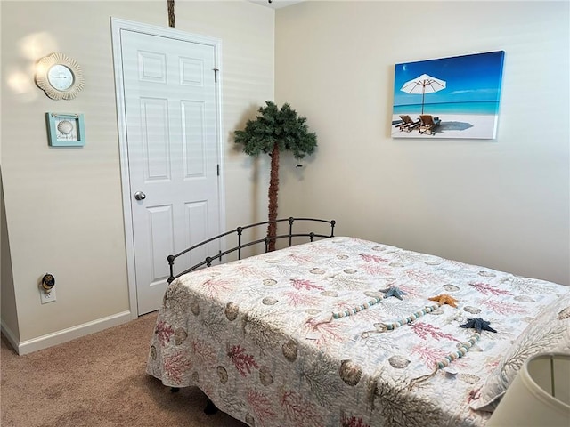 bedroom with carpet flooring