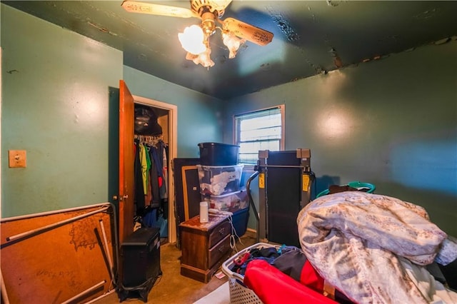 379 Utoy Cir SW, Atlanta, GA 30331 - carpeted bedroom with a closet and ceiling fan