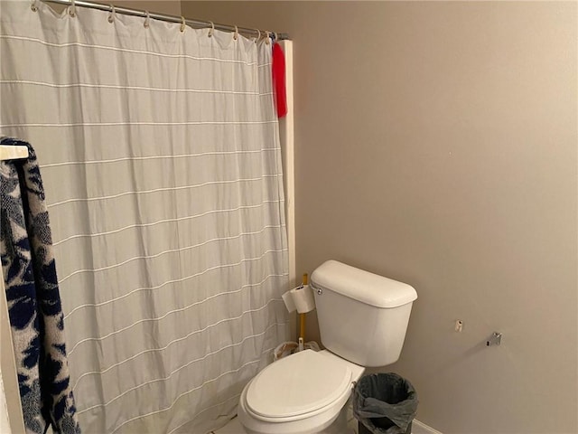 bathroom with toilet