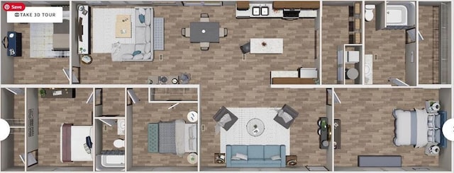 564 Ridge Rd, Dawsonville, GA 30534 - floor plan / room layout