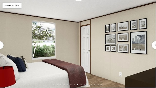 564 Ridge Rd, Dawsonville, GA 30534 - bedroom with wood finished floors