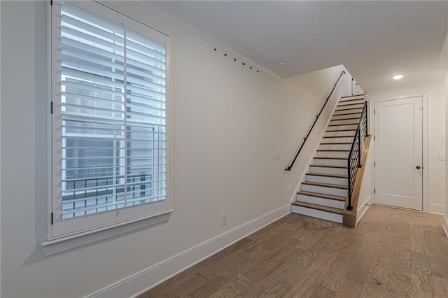 interior space with light wood-type flooring