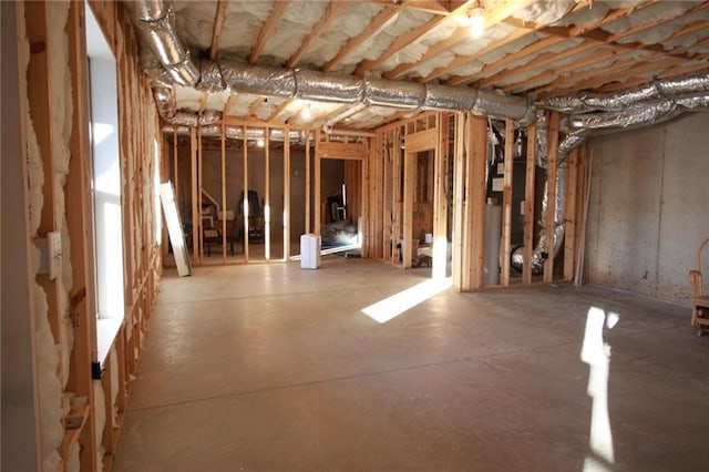 223 Deans Dr, Dawsonville, GA 30534 - miscellaneous room with concrete flooring