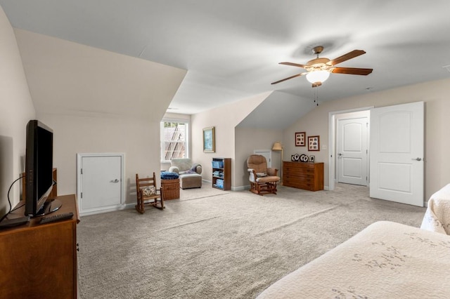 325 Rdg Hill Cir Unit 3, Marietta, GA 30064 - bedroom featuring carpet floors, baseboards, and ceiling fan