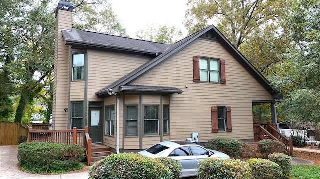 view of front of home