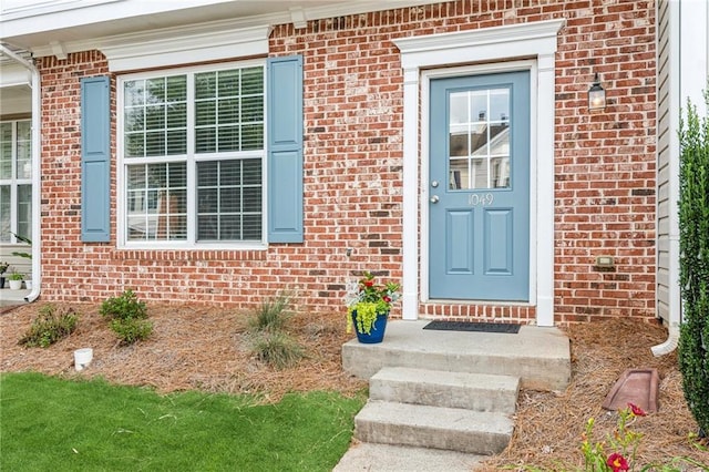 1049 Prestwyck Ct, Alpharetta, GA 30004 - property entrance featuring brick siding
