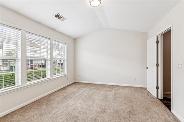 1049 Prestwyck Ct, Alpharetta, GA 30004 - carpeted empty room featuring lofted ceiling and baseboards