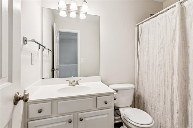 1049 Prestwyck Ct, Alpharetta, GA 30004 - bathroom featuring vanity and a shower with curtain