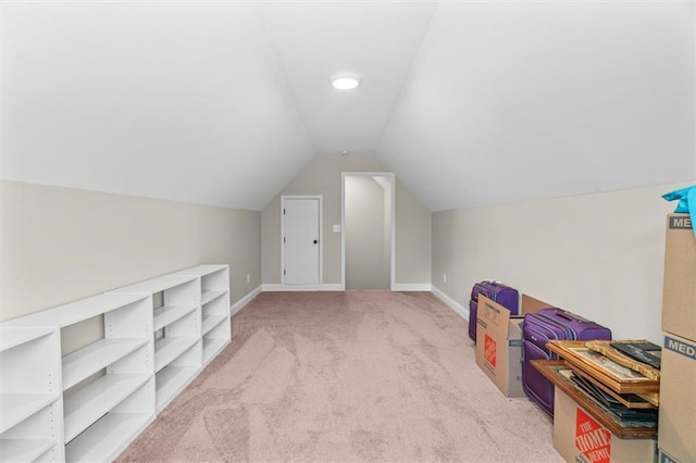 417 Beamer Rd SW, Calhoun, GA 30701 - bonus room with carpet floors, vaulted ceiling, and baseboards