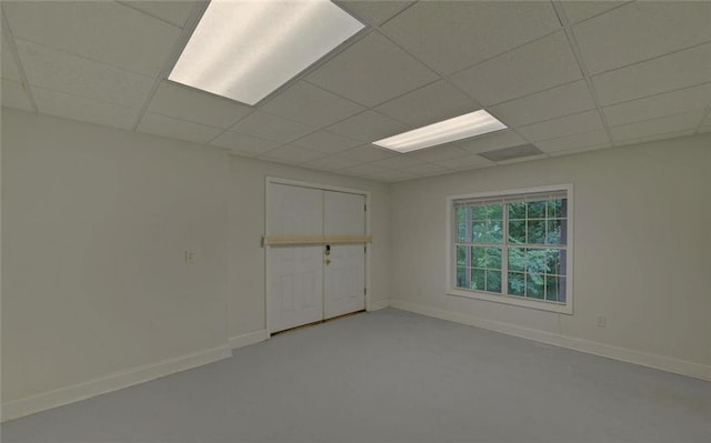 2121 Brittany Ct, Gainesville, GA 30506 - empty room featuring a paneled ceiling and baseboards
