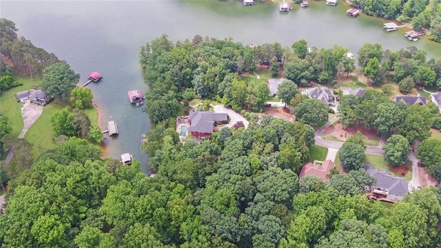 2121 Brittany Ct, Gainesville, GA 30506 - aerial overview of property's location featuring a large body of water
