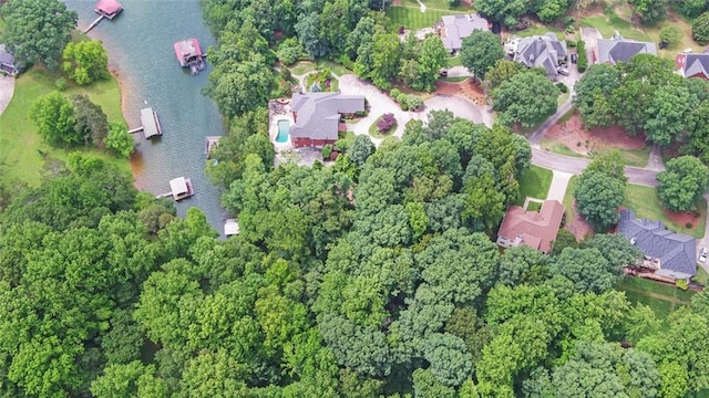 2121 Brittany Ct, Gainesville, GA 30506 - aerial view of property and surrounding area with a nearby body of water