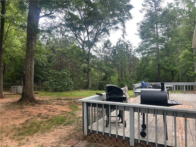 4561 N Woodlake Ln SE, Conyers, GA 30013 - view of wooden terrace