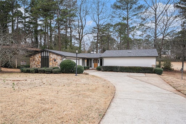 view of ranch-style house