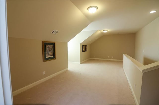 184 Cadence Trl, Canton, GA 30115 - bonus room featuring light carpet, vaulted ceiling, recessed lighting, and baseboards