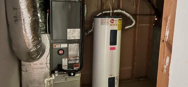 utilities featuring water heater