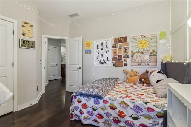 823 Canterbury Overlook, Atlanta, GA 30324 - bedroom with visible vents and dark wood finished floors