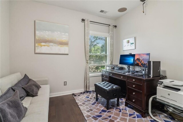 823 Canterbury Overlook, Atlanta, GA 30324 - office space with wood finished floors, baseboards, and visible vents