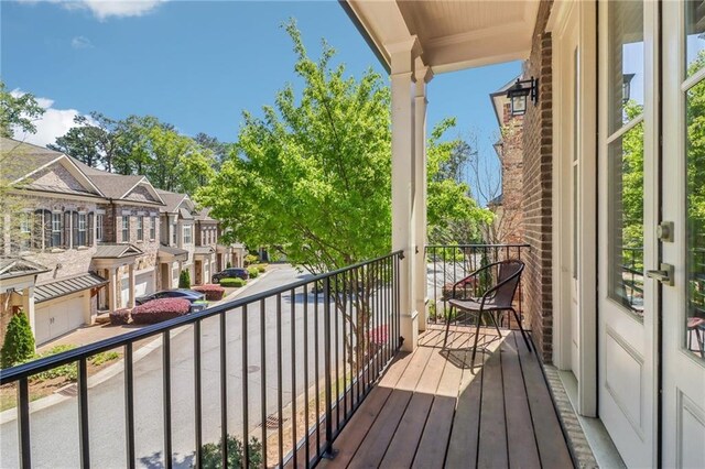 823 Canterbury Overlook, Atlanta, GA 30324 - balcony with a residential view