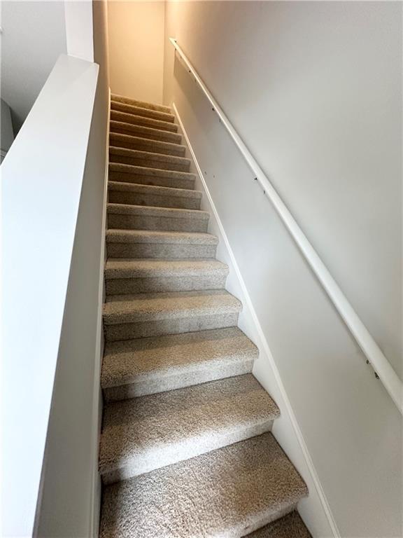 view of stairs