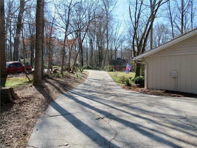 view of road