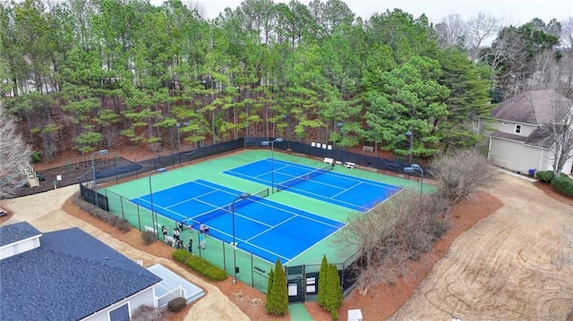 view of sport court