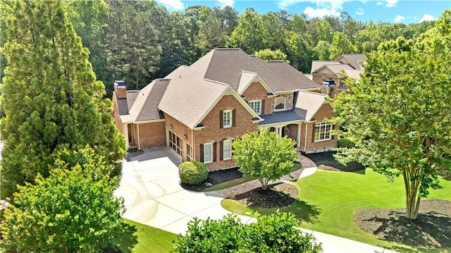 13037 Overlook Pass, Roswell, GA 30075 - view from above of property