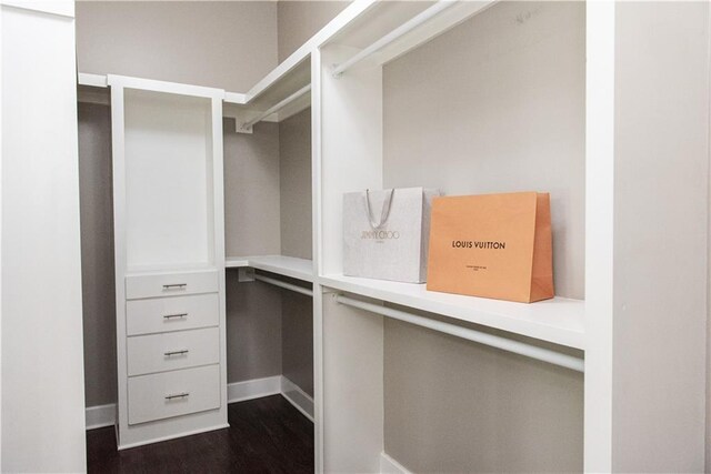 3258 Bransley Way, Duluth, GA 30097 - walk in closet featuring dark wood finished floors