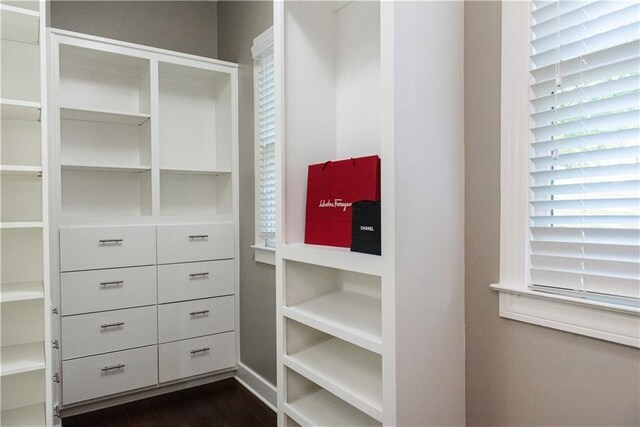 3258 Bransley Way, Duluth, GA 30097 - walk in closet with dark wood-type flooring