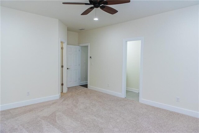 3258 Bransley Way, Duluth, GA 30097 - carpeted empty room with ceiling fan and recessed lighting