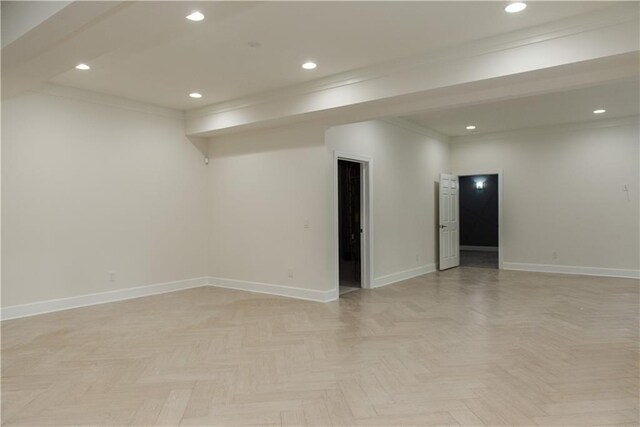 3258 Bransley Way, Duluth, GA 30097 - empty room with crown molding and recessed lighting
