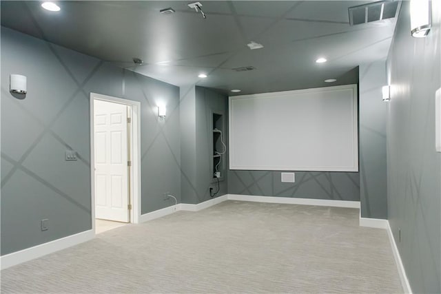3258 Bransley Way, Duluth, GA 30097 - cinema with carpet floors and recessed lighting