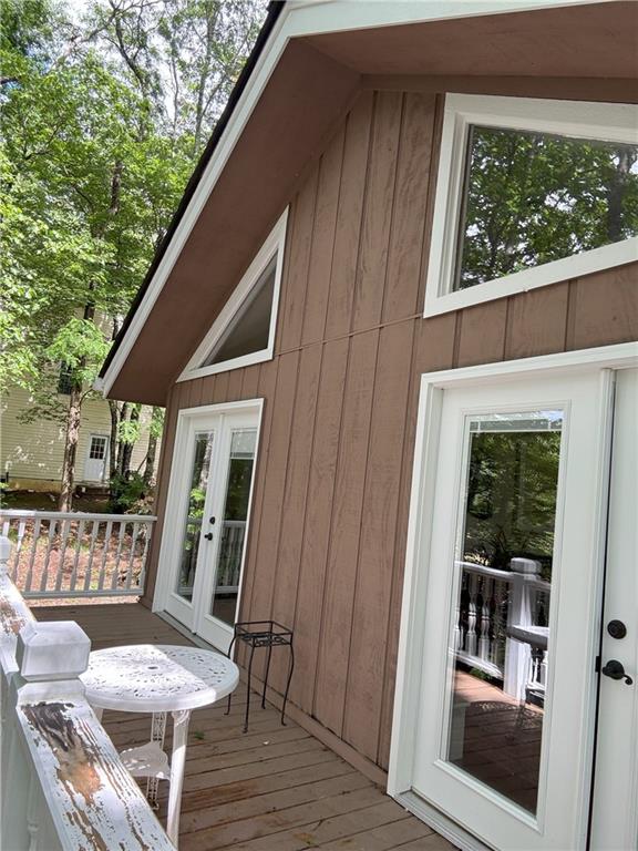 334 Eagle Cir, Dillard, GA 30537 - deck featuring french doors