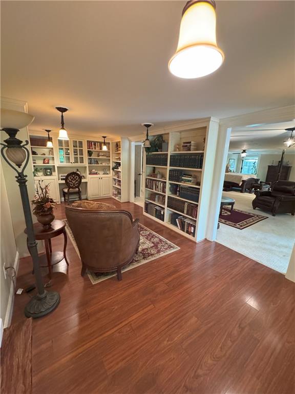 334 Eagle Cir, Dillard, GA 30537 - living room featuring wood finished floors