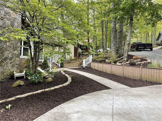 334 Eagle Cir, Dillard, GA 30537 - view of yard with a porch