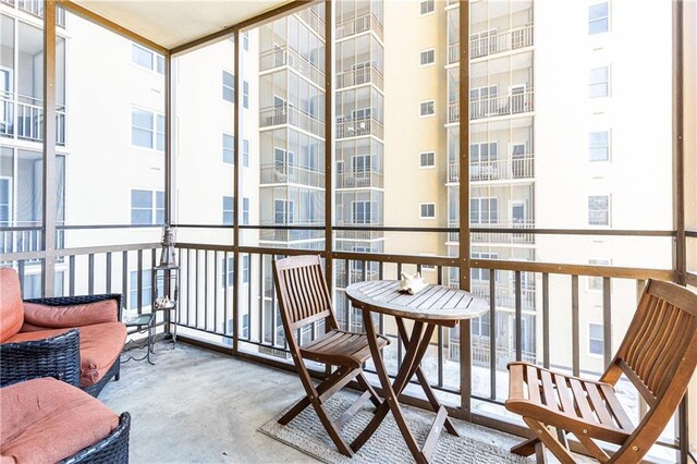 balcony with visible vents