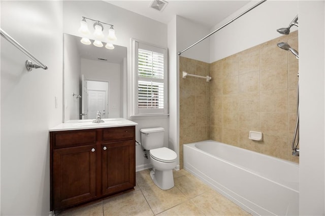 2513 Friar Tuck Ln SE Unit 1, Atlanta, GA 30339 - full bath with tile patterned floors, toilet, bathtub / shower combination, and vanity