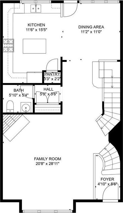 2513 Friar Tuck Ln SE Unit 1, Atlanta, GA 30339 - room layout